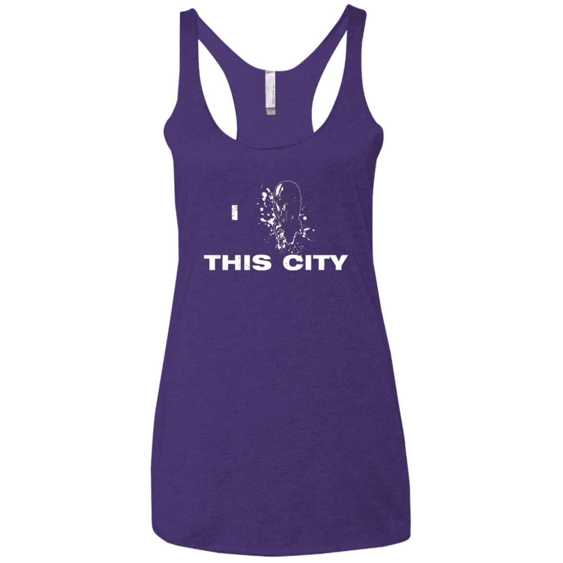 T-Shirts Purple / X-Small Love For The City Women's Triblend Racerback Tank
