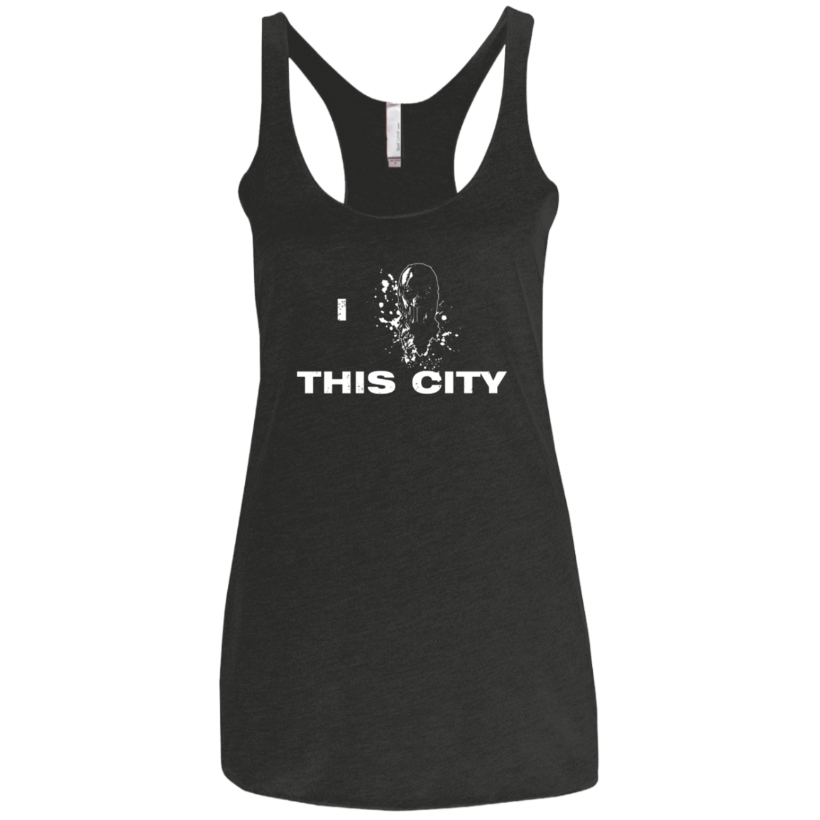 T-Shirts Vintage Black / X-Small Love For The City Women's Triblend Racerback Tank