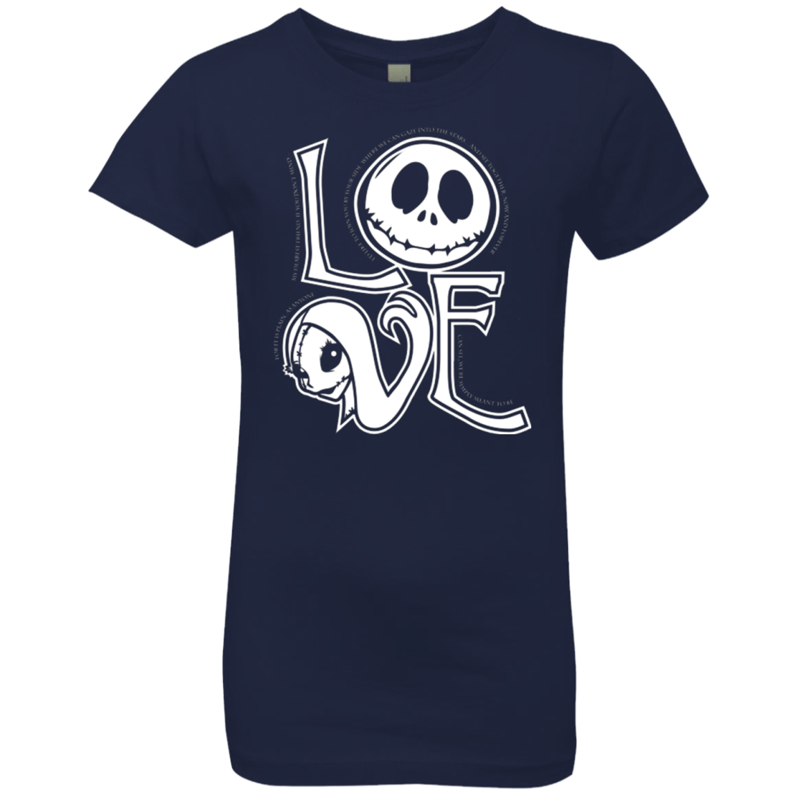T-Shirts Midnight Navy / YXS Love Girls Premium T-Shirt