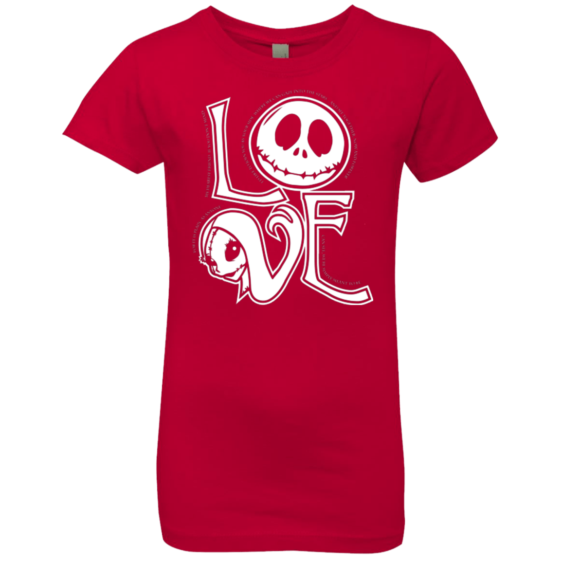 T-Shirts Red / YXS Love Girls Premium T-Shirt