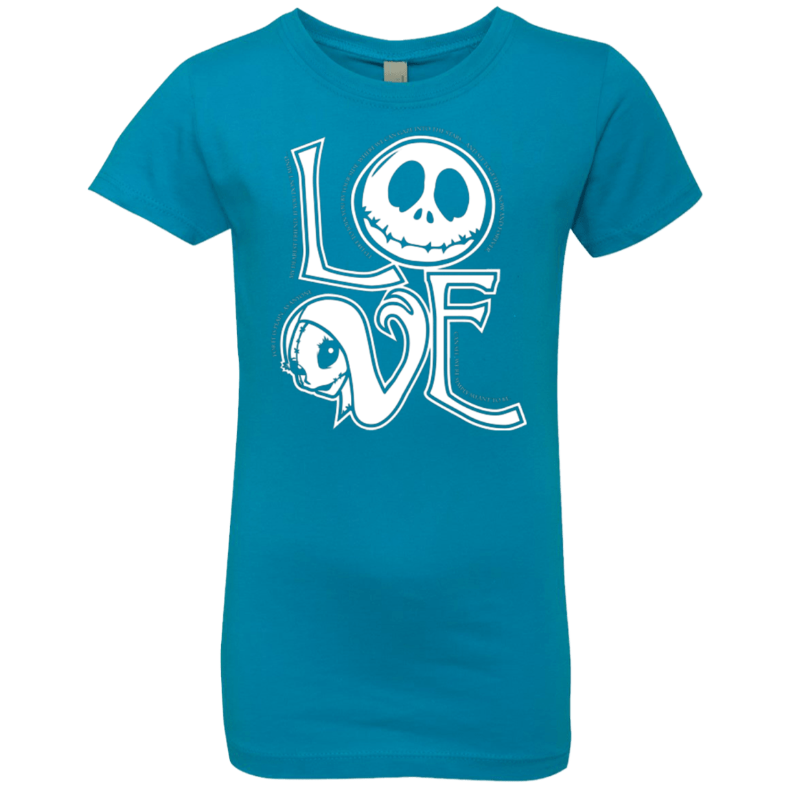 T-Shirts Turquoise / YXS Love Girls Premium T-Shirt