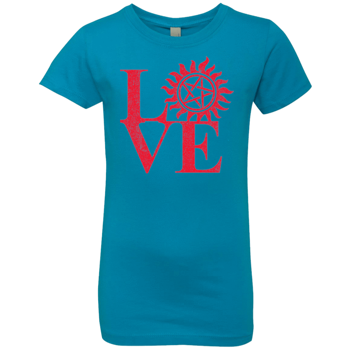 T-Shirts Turquoise / YXS Love Hunting Girls Premium T-Shirt