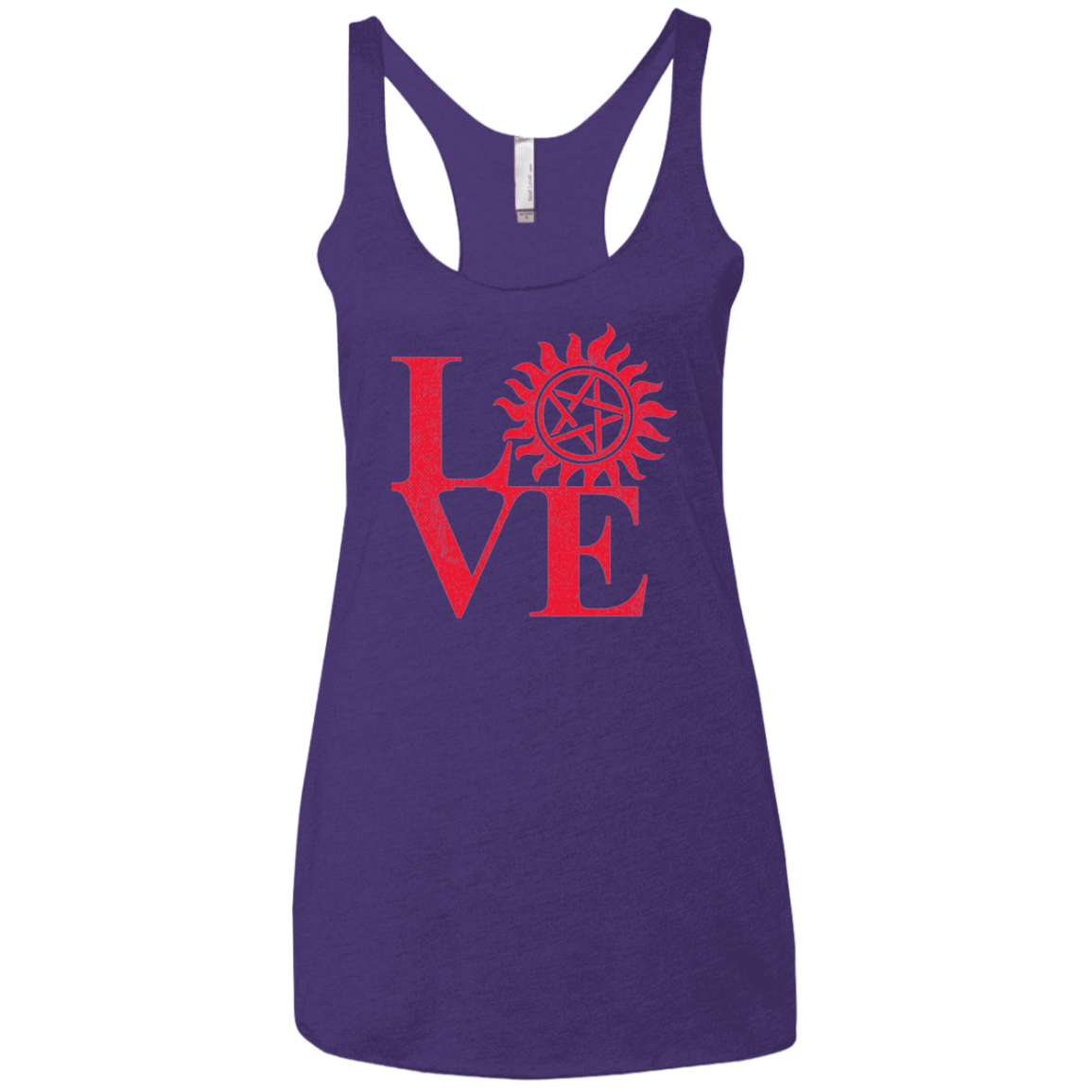 T-Shirts Purple / X-Small Love Hunting Women's Triblend Racerback Tank