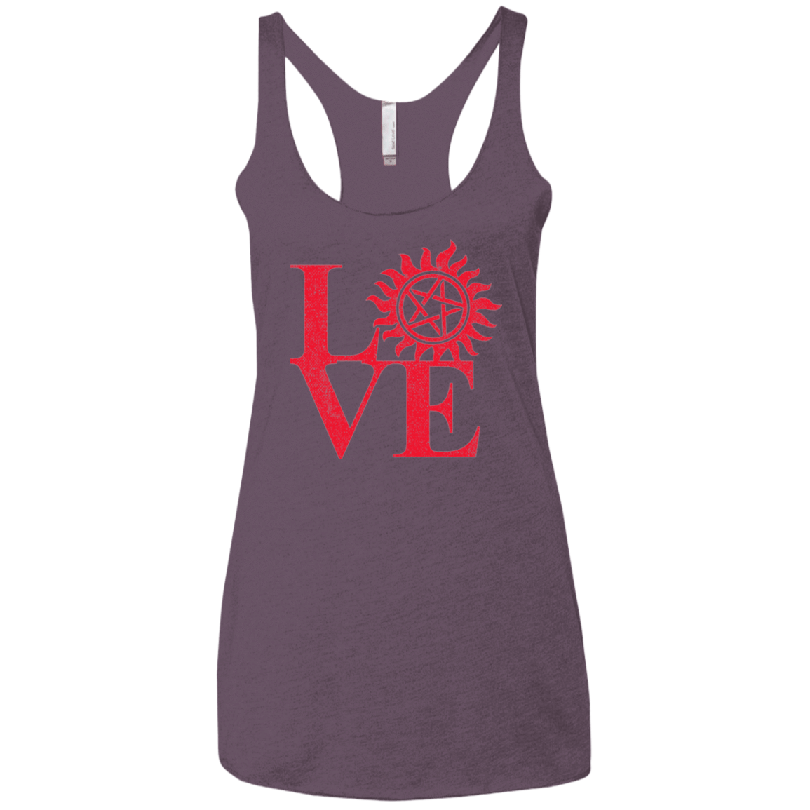 T-Shirts Vintage Purple / X-Small Love Hunting Women's Triblend Racerback Tank
