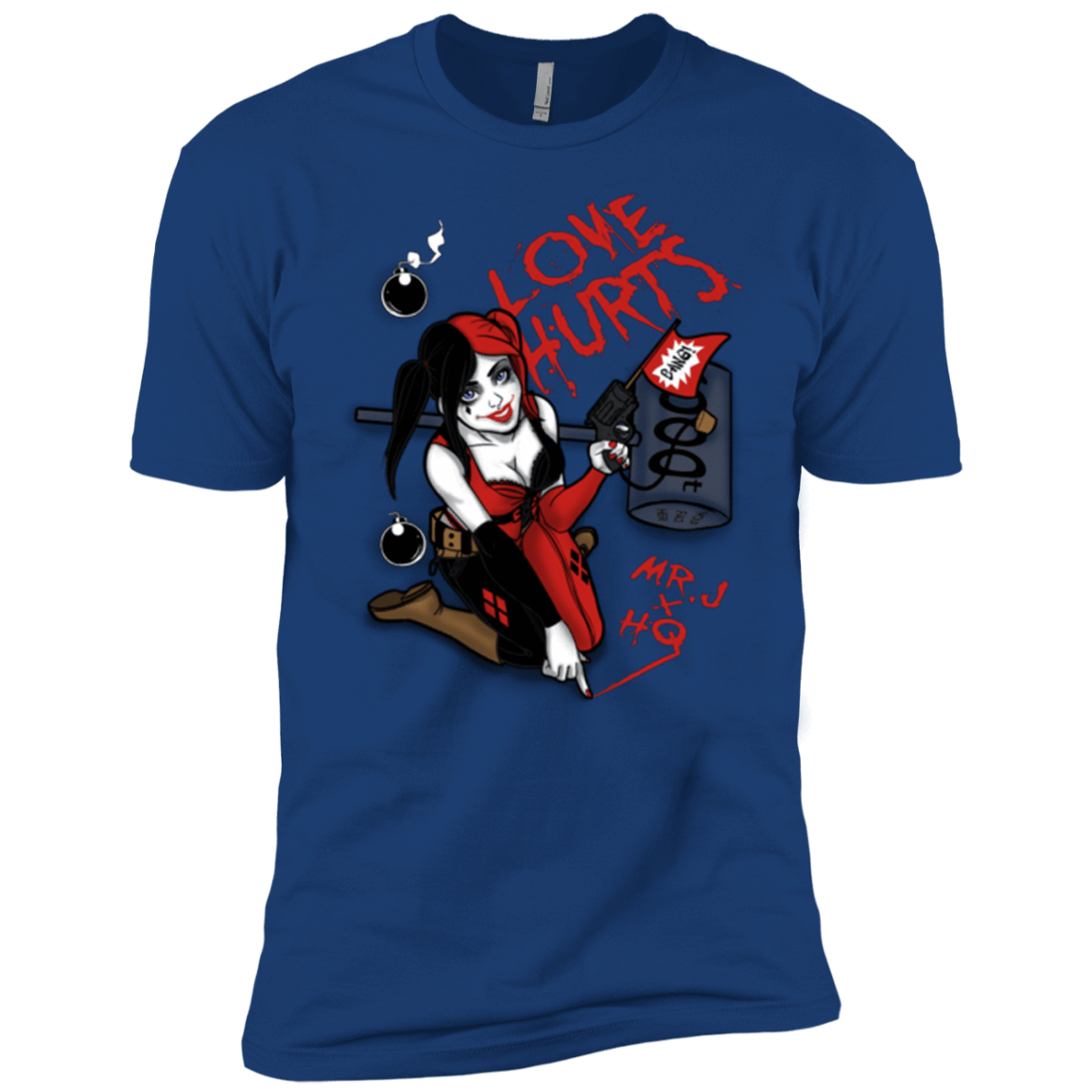 T-Shirts Royal / YXS Love Hurts Boys Premium T-Shirt