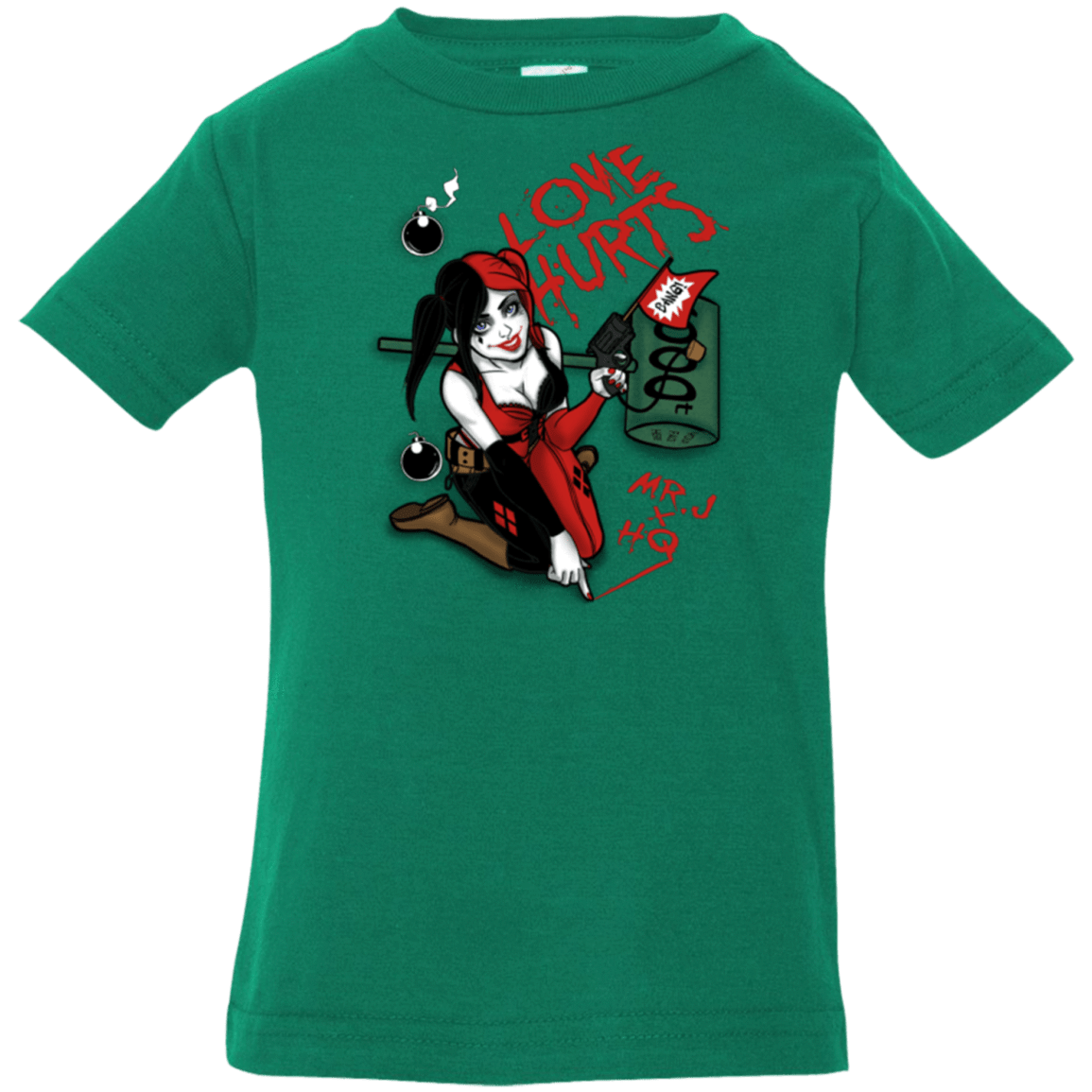 T-Shirts Kelly / 6 Months Love Hurts Infant Premium T-Shirt