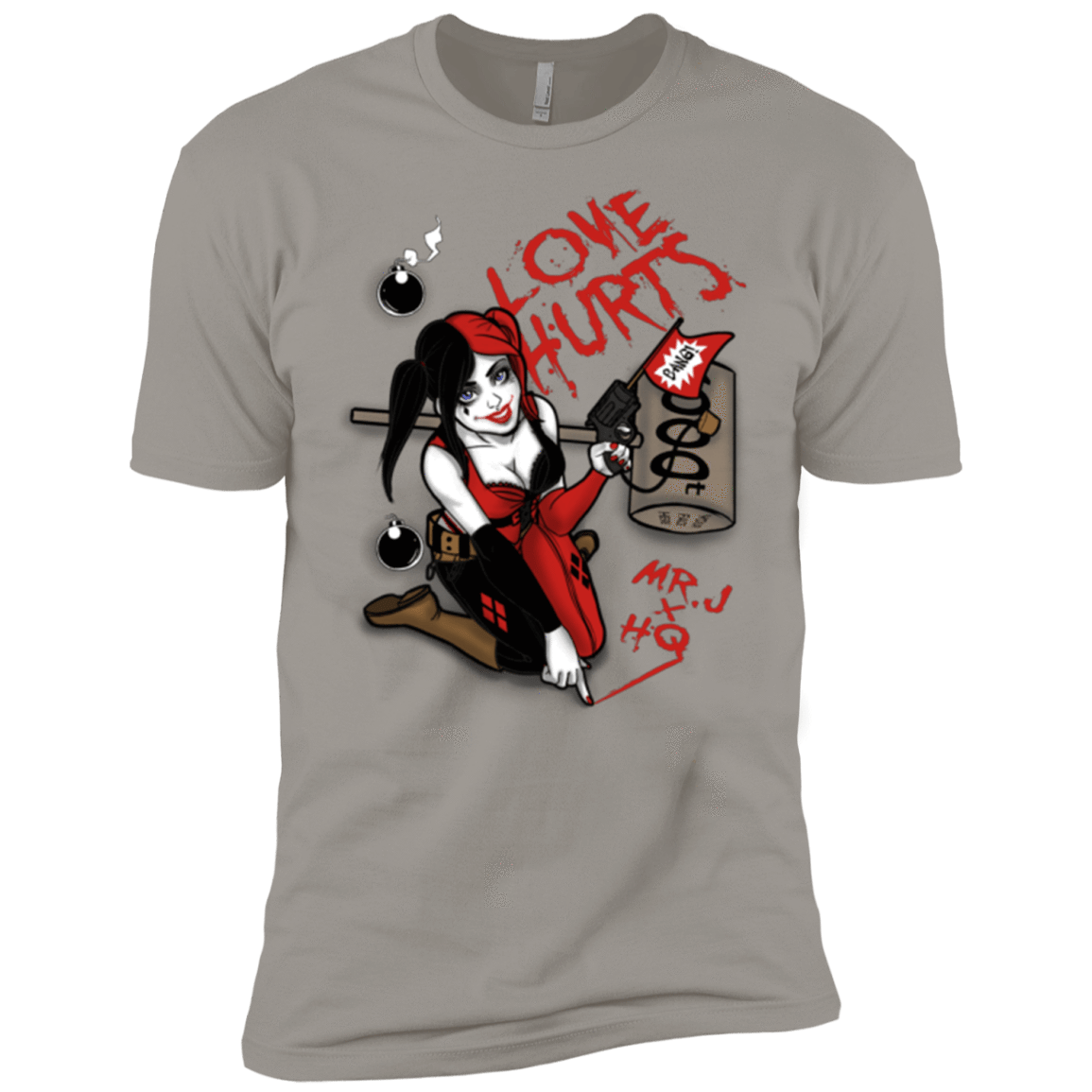 T-Shirts Light Grey / X-Small Love Hurts Men's Premium T-Shirt