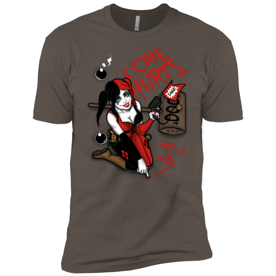 T-Shirts Warm Grey / X-Small Love Hurts Men's Premium T-Shirt