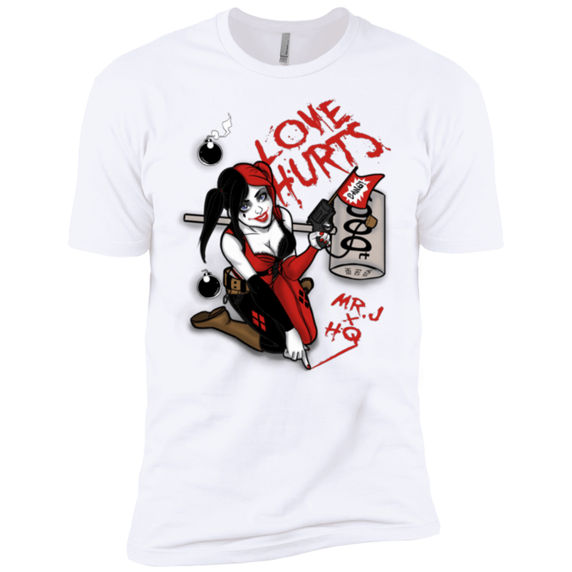 T-Shirts White / X-Small Love Hurts Men's Premium T-Shirt