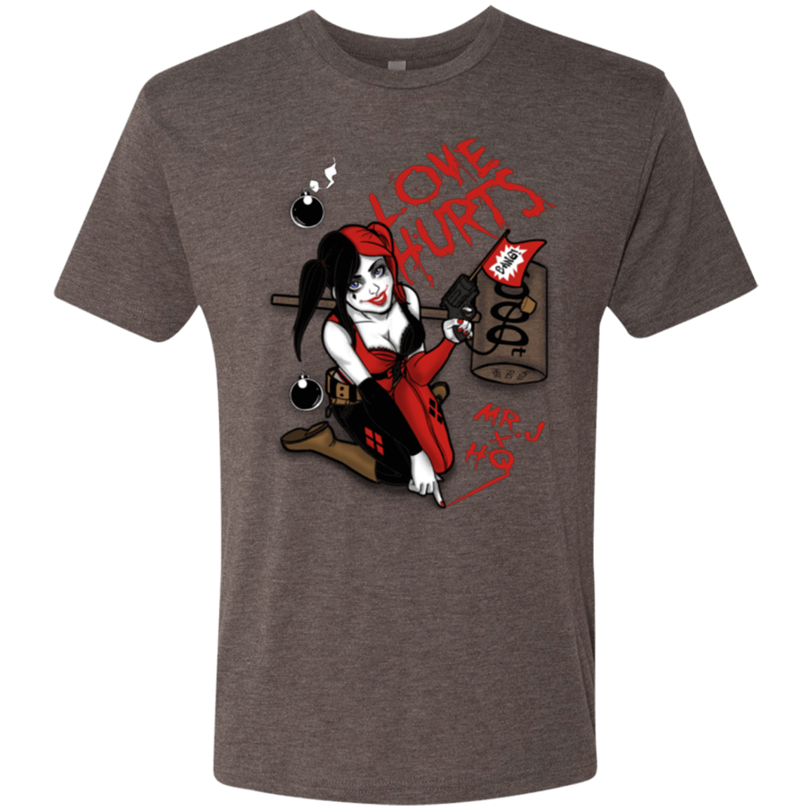 T-Shirts Macchiato / Small Love Hurts Men's Triblend T-Shirt