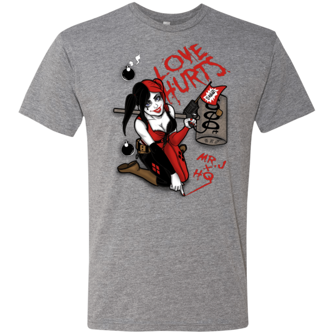 T-Shirts Premium Heather / Small Love Hurts Men's Triblend T-Shirt