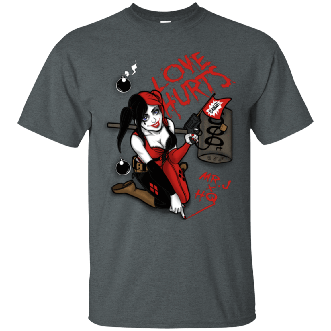 T-Shirts Dark Heather / Small Love Hurts T-Shirt