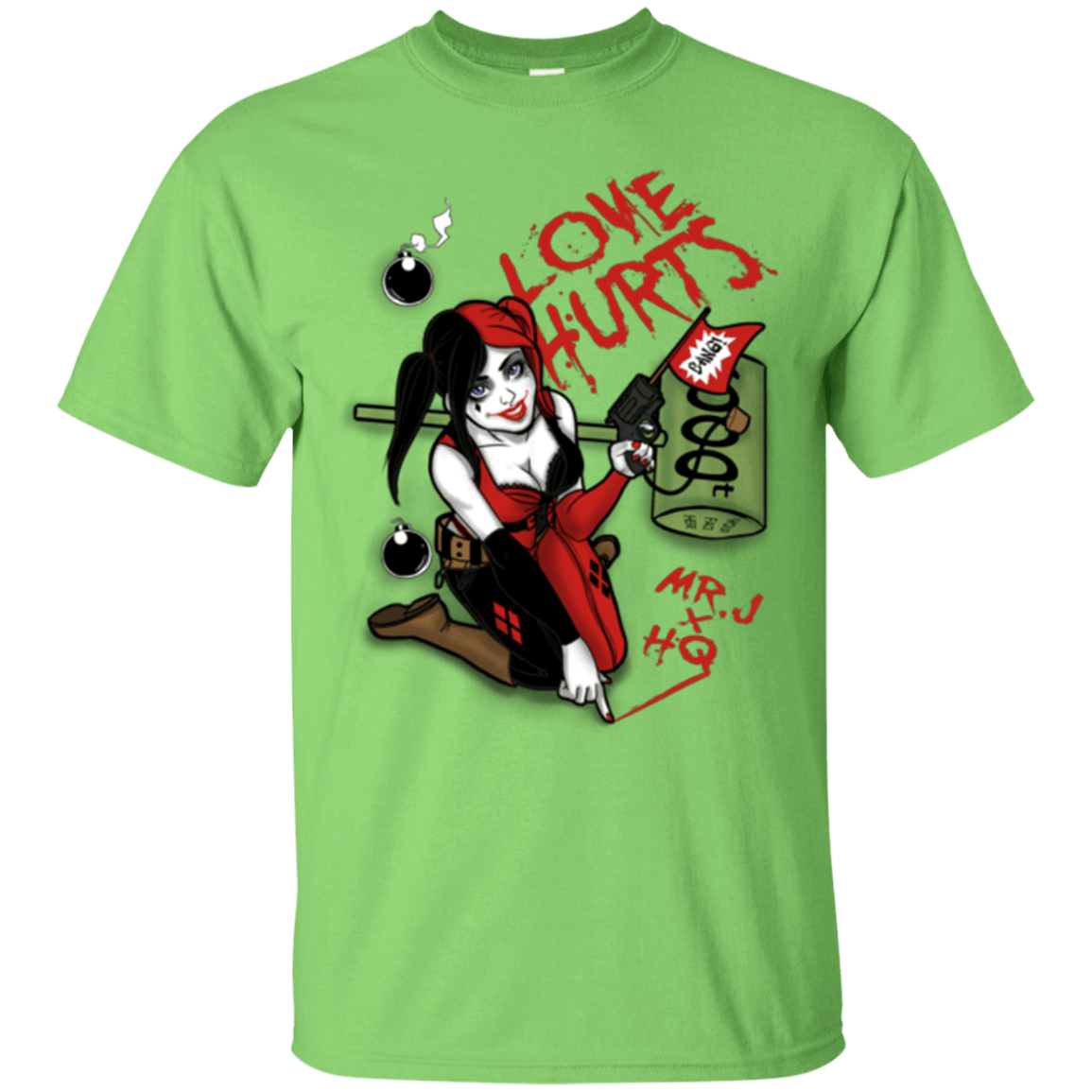 T-Shirts Lime / Small Love Hurts T-Shirt