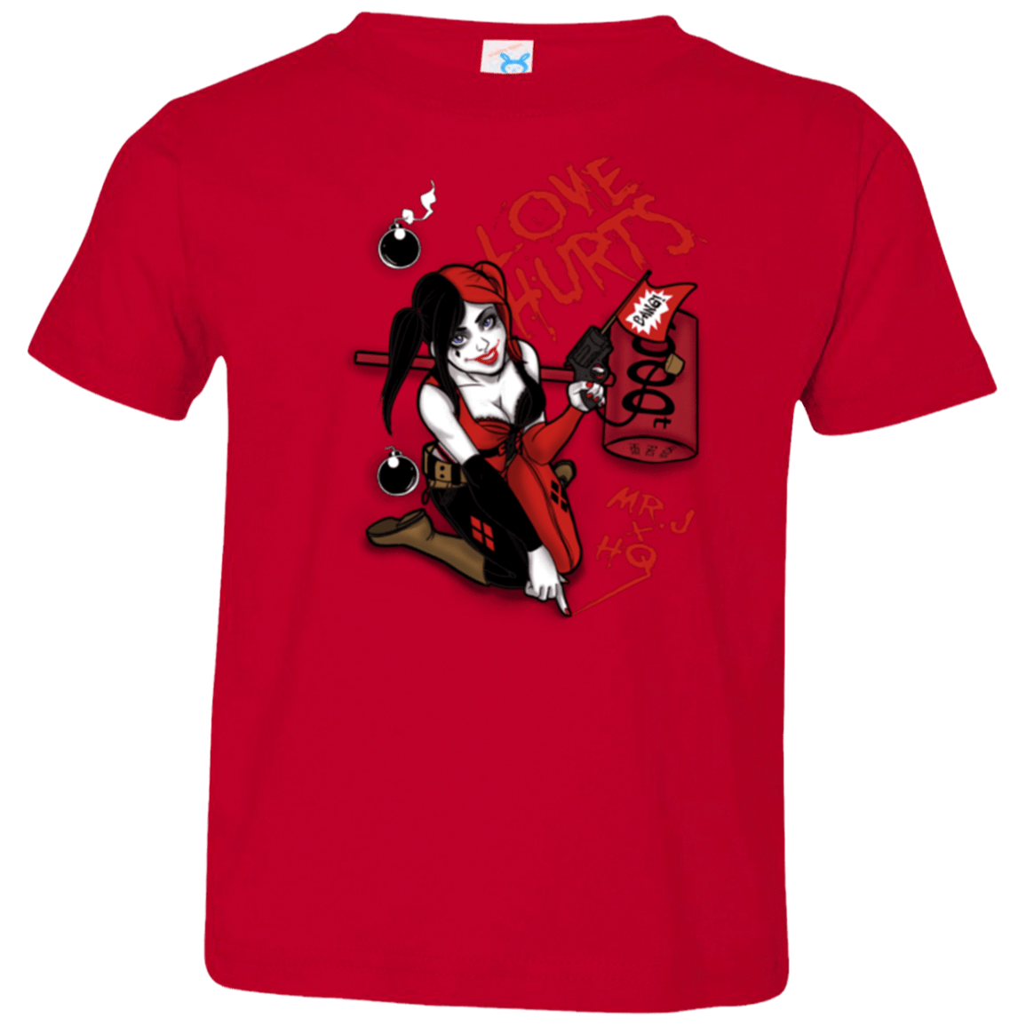 T-Shirts Red / 2T Love Hurts Toddler Premium T-Shirt