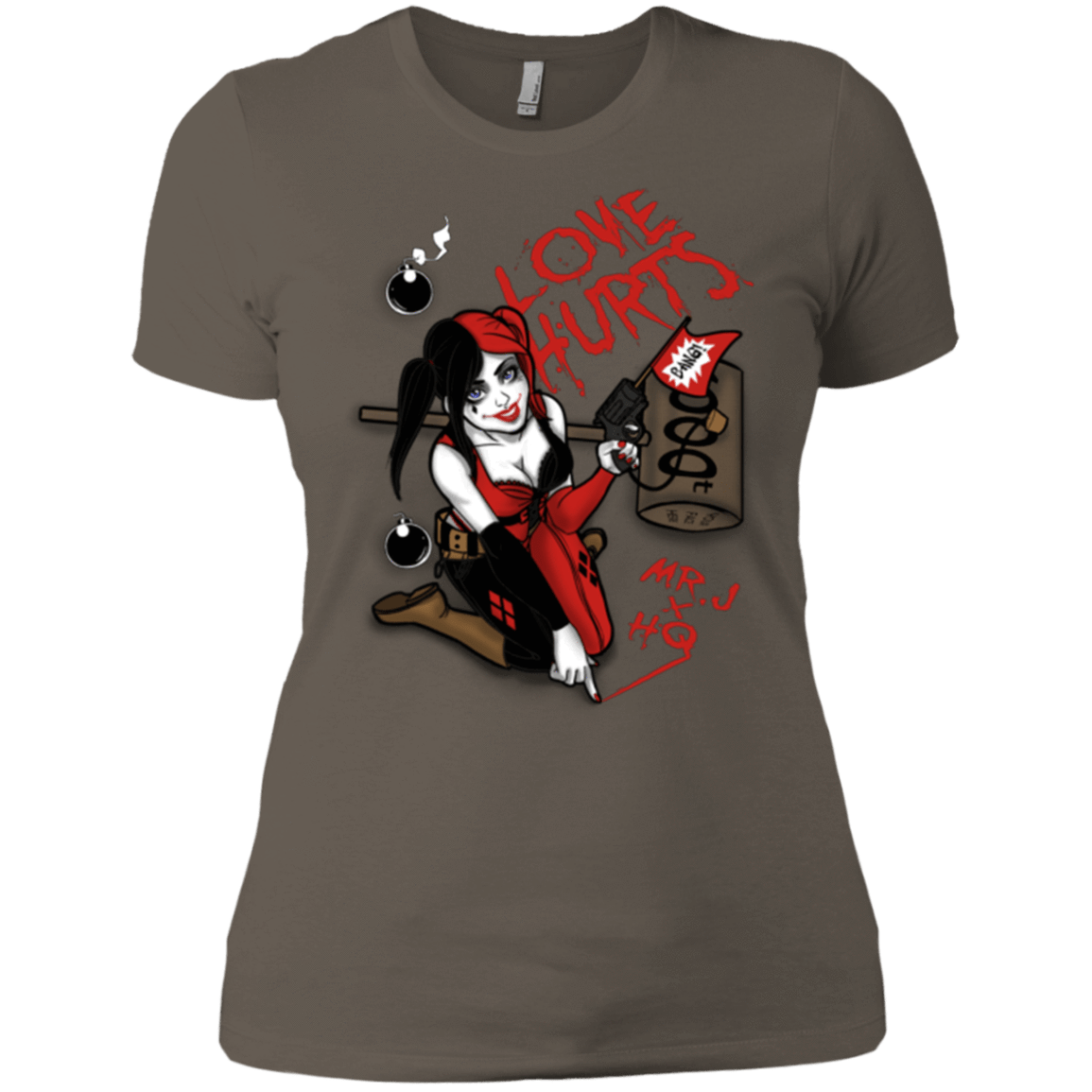 T-Shirts Warm Grey / X-Small Love Hurts Women's Premium T-Shirt