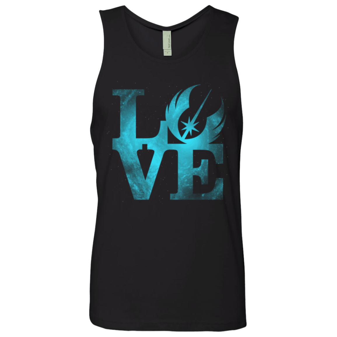 T-Shirts Black / Small LOVE Jedi Men's Premium Tank Top
