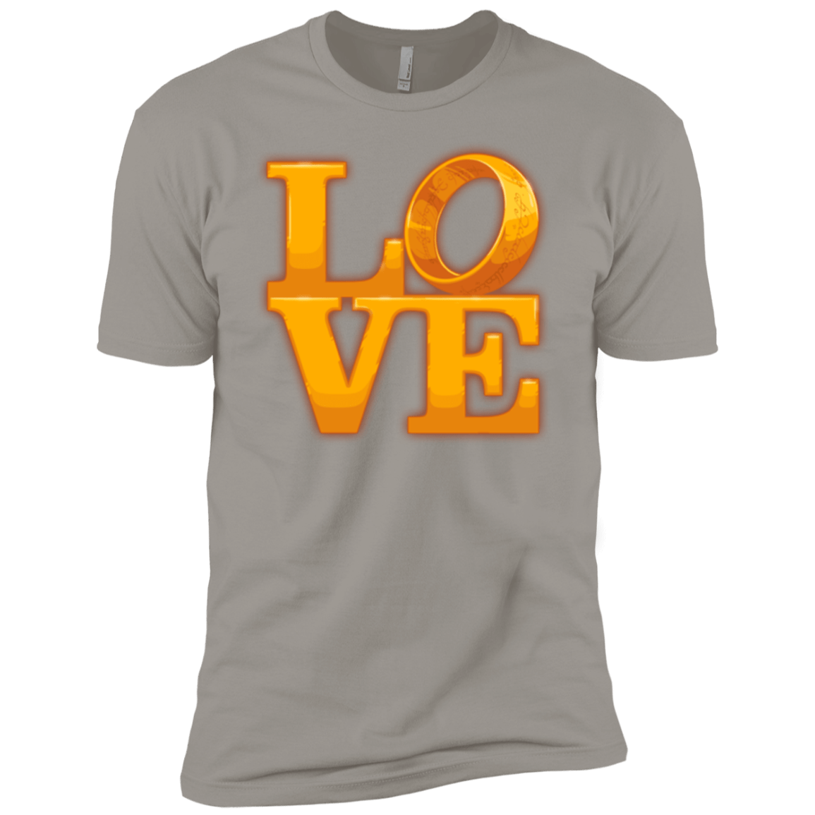 T-Shirts Light Grey / YXS LOVE Lotr Ring Boys Premium T-Shirt