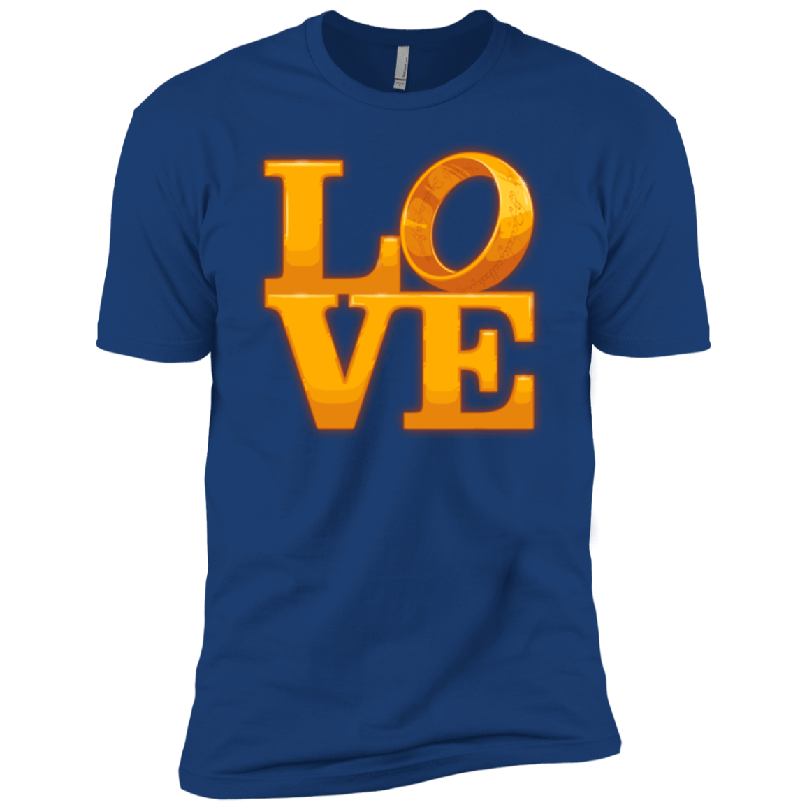 T-Shirts Royal / YXS LOVE Lotr Ring Boys Premium T-Shirt