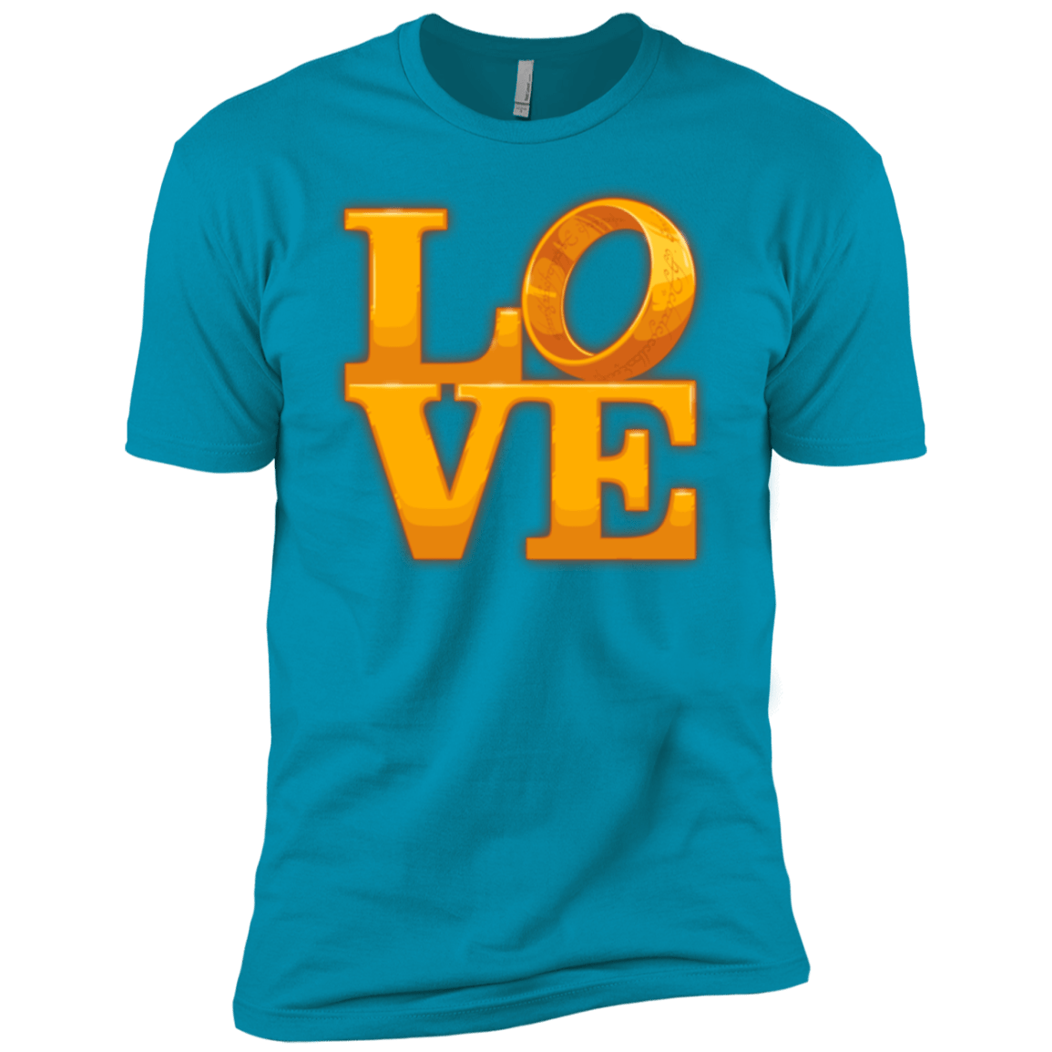 T-Shirts Turquoise / YXS LOVE Lotr Ring Boys Premium T-Shirt
