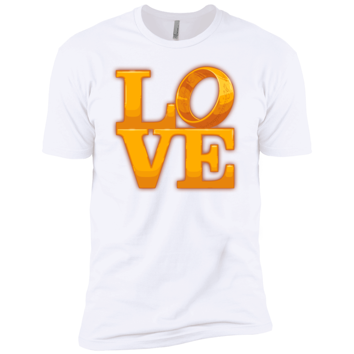 T-Shirts White / YXS LOVE Lotr Ring Boys Premium T-Shirt