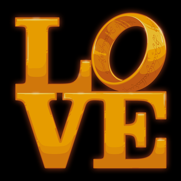 T-Shirts LOVE Lotr Ring T-Shirt