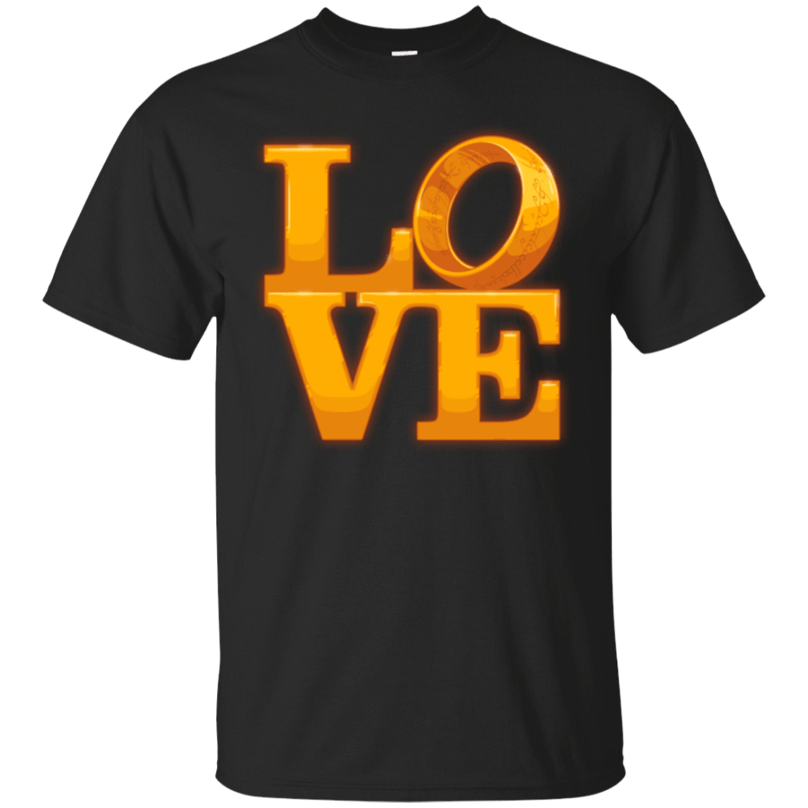 T-Shirts Black / Small LOVE Lotr Ring T-Shirt
