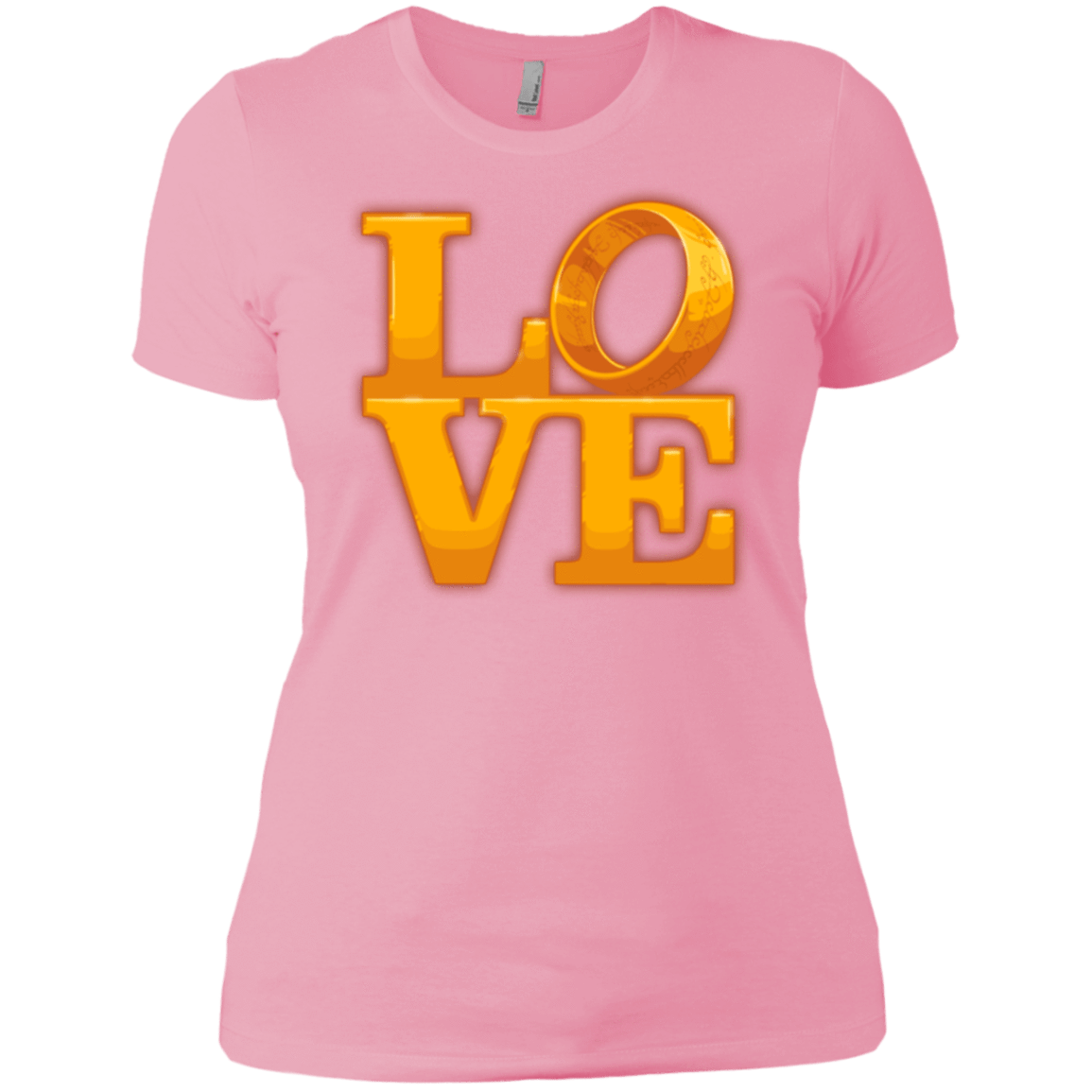 T-Shirts Light Pink / X-Small LOVE Lotr Ring Women's Premium T-Shirt