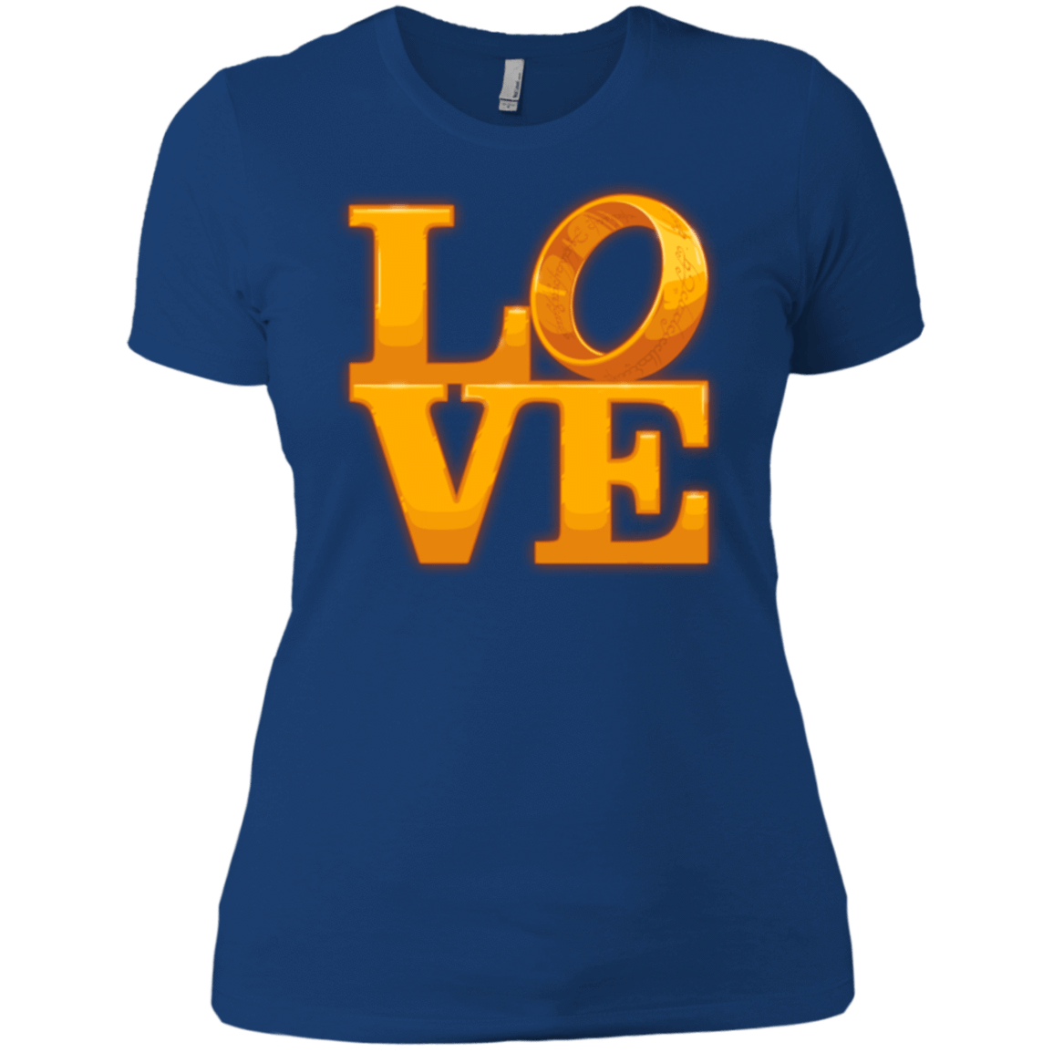 T-Shirts Royal / X-Small LOVE Lotr Ring Women's Premium T-Shirt