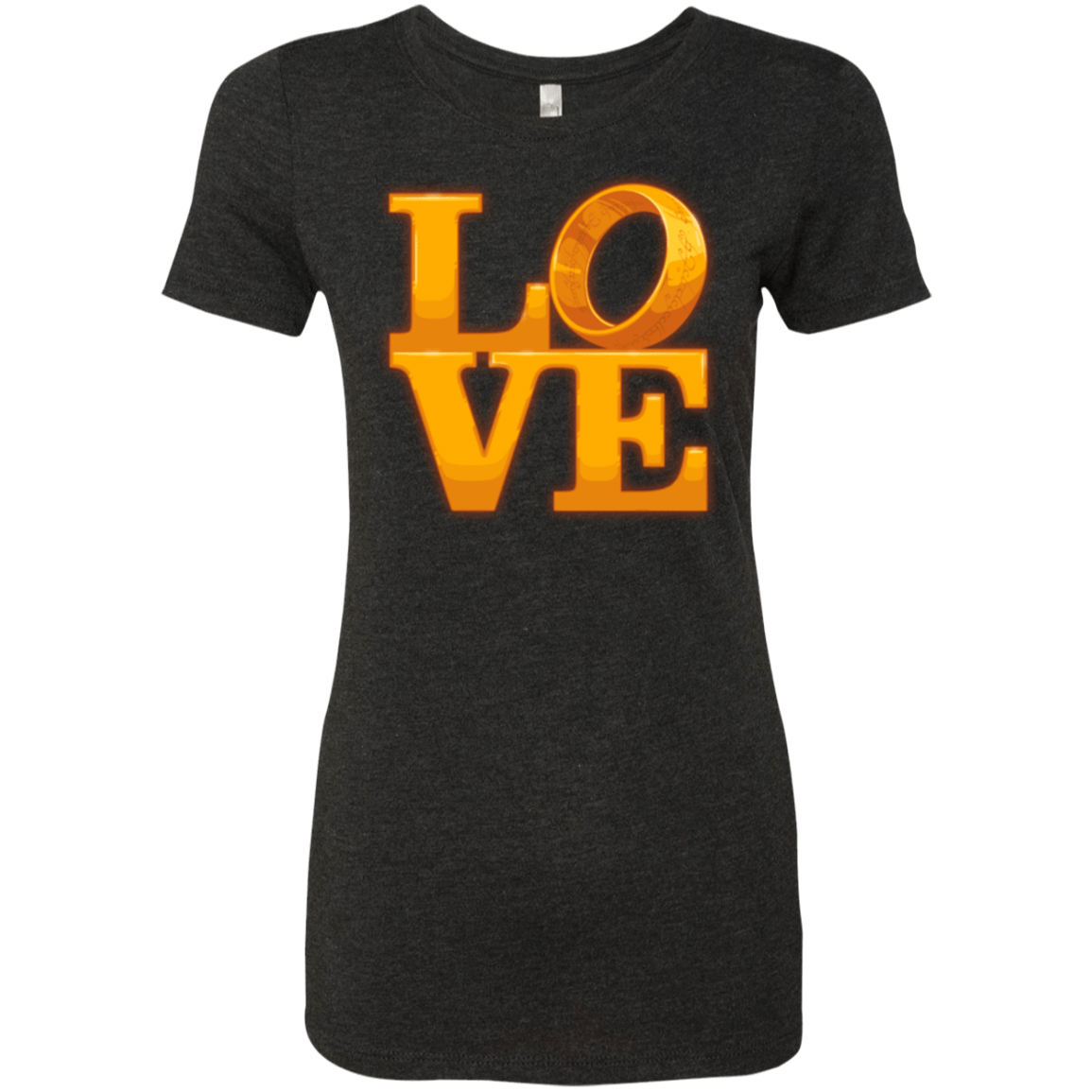T-Shirts Vintage Black / Small LOVE Lotr Ring Women's Triblend T-Shirt