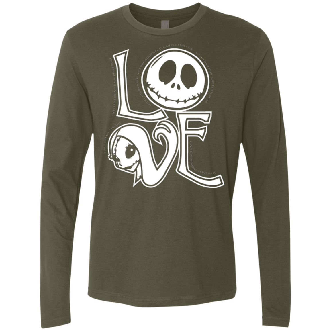 T-Shirts Military Green / Small Love Men's Premium Long Sleeve