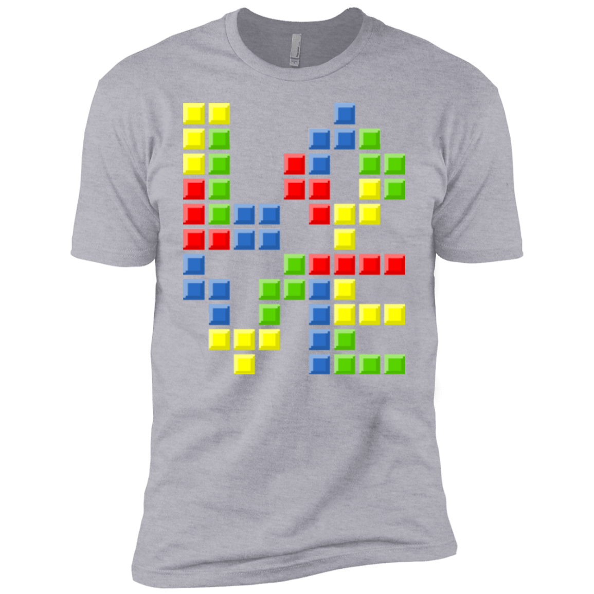 T-Shirts Heather Grey / YXS Love Puzzles Boys Premium T-Shirt