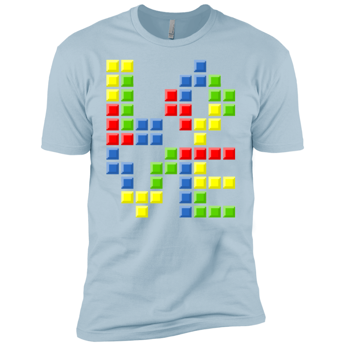 T-Shirts Light Blue / YXS Love Puzzles Boys Premium T-Shirt