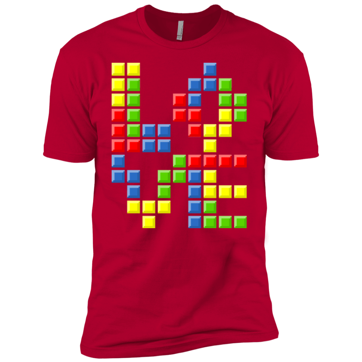 T-Shirts Red / YXS Love Puzzles Boys Premium T-Shirt