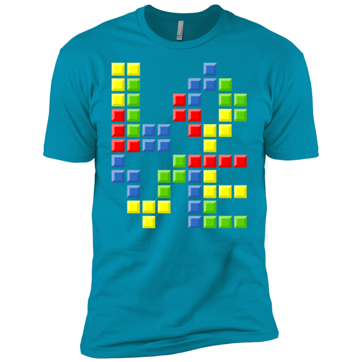 T-Shirts Turquoise / YXS Love Puzzles Boys Premium T-Shirt