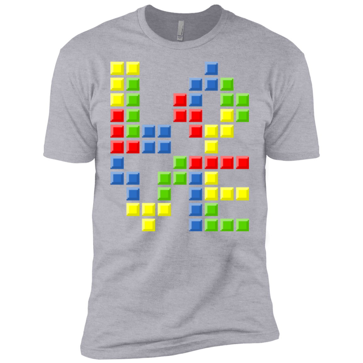 T-Shirts Heather Grey / X-Small Love Puzzles Men's Premium T-Shirt