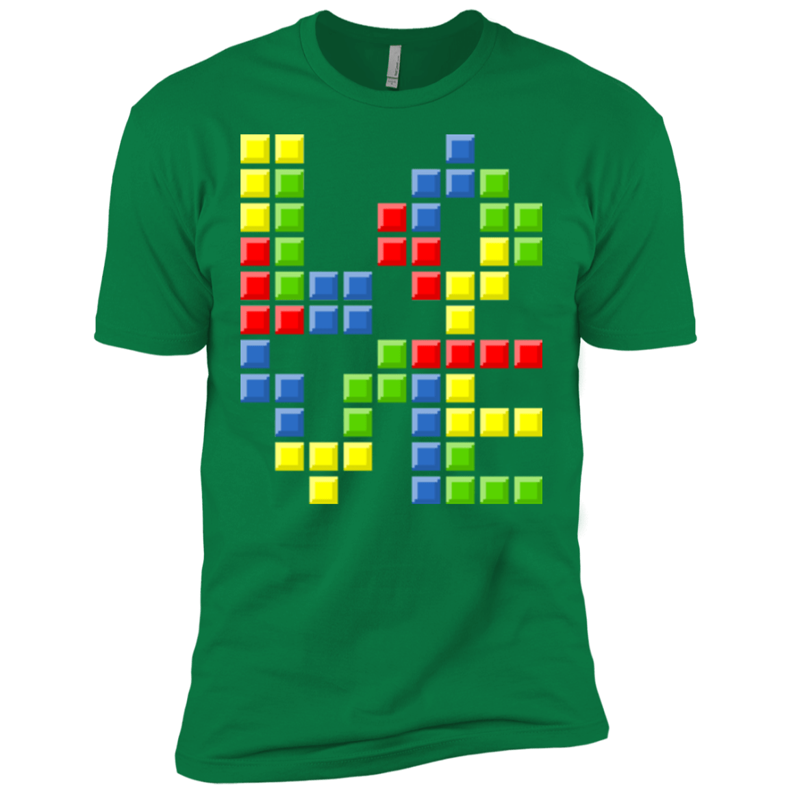 T-Shirts Kelly Green / X-Small Love Puzzles Men's Premium T-Shirt