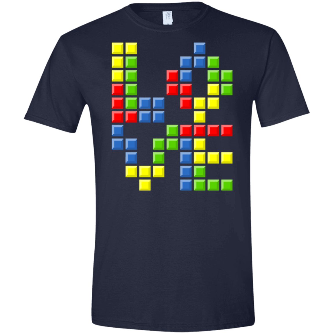 T-Shirts Navy / X-Small Love Puzzles Men's Semi-Fitted Softstyle