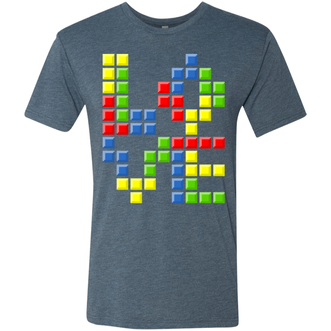 T-Shirts Indigo / S Love Puzzles Men's Triblend T-Shirt
