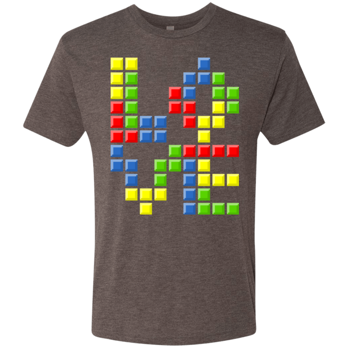 T-Shirts Macchiato / S Love Puzzles Men's Triblend T-Shirt