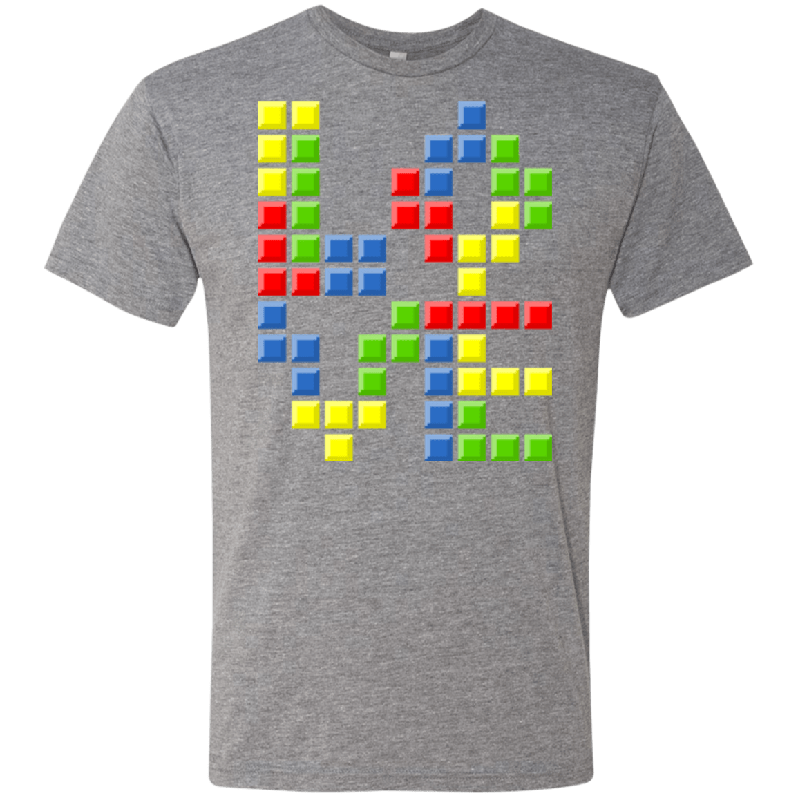 T-Shirts Premium Heather / S Love Puzzles Men's Triblend T-Shirt