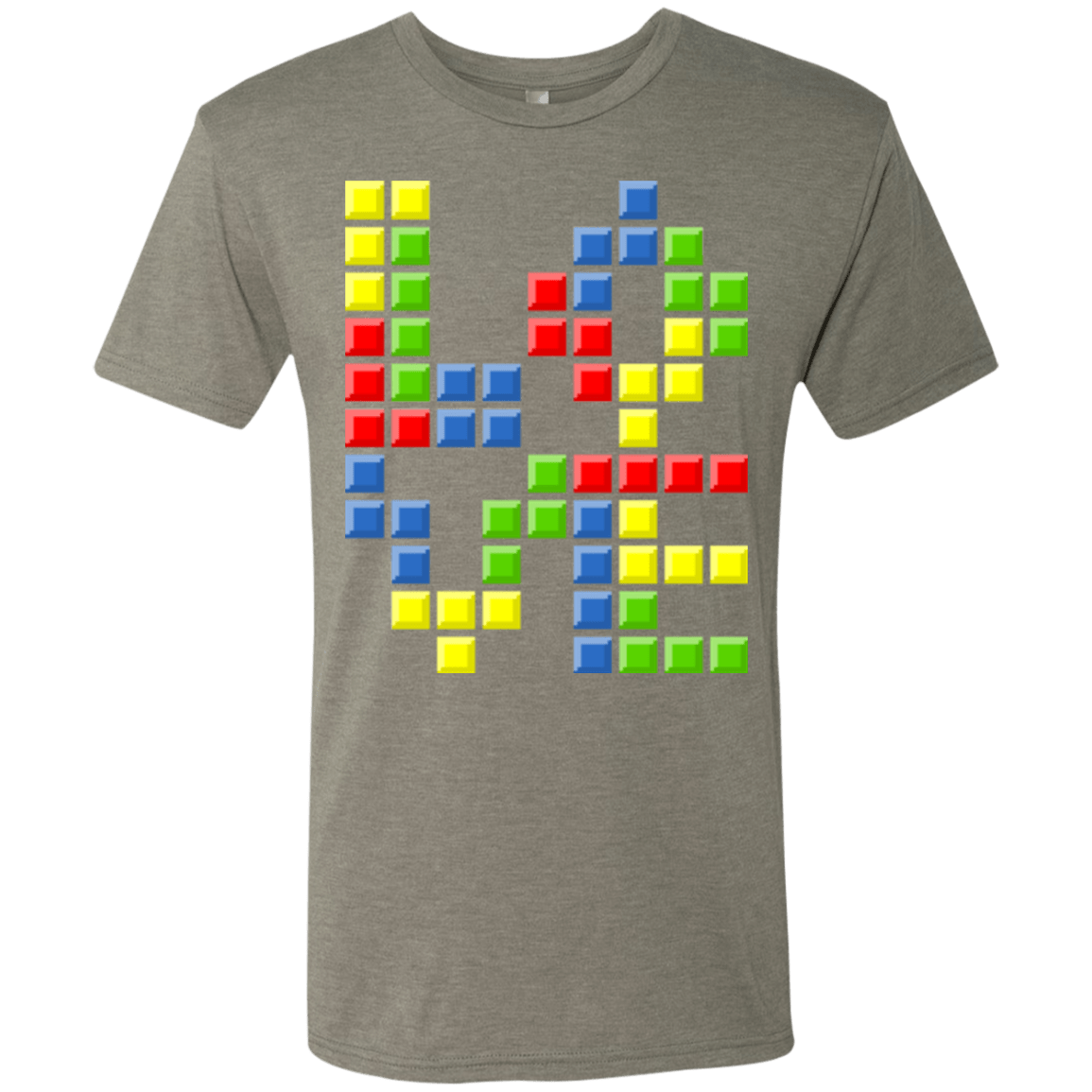 T-Shirts Venetian Grey / S Love Puzzles Men's Triblend T-Shirt