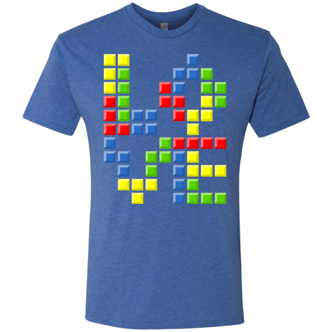 T-Shirts Vintage Royal / S Love Puzzles Men's Triblend T-Shirt