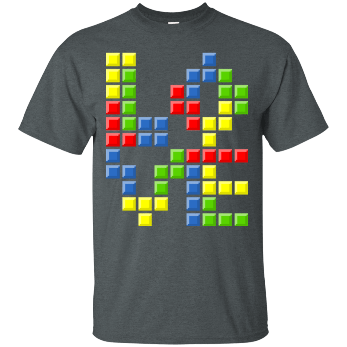 T-Shirts Dark Heather / S Love Puzzles T-Shirt