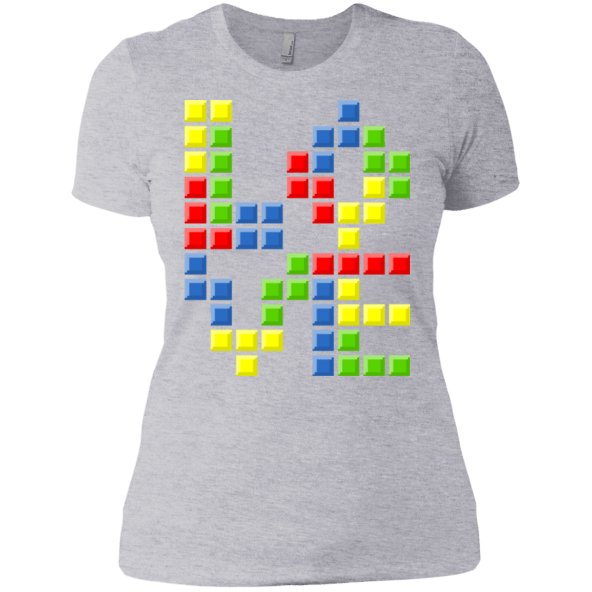 T-Shirts Heather Grey / X-Small Love Puzzles Women's Premium T-Shirt