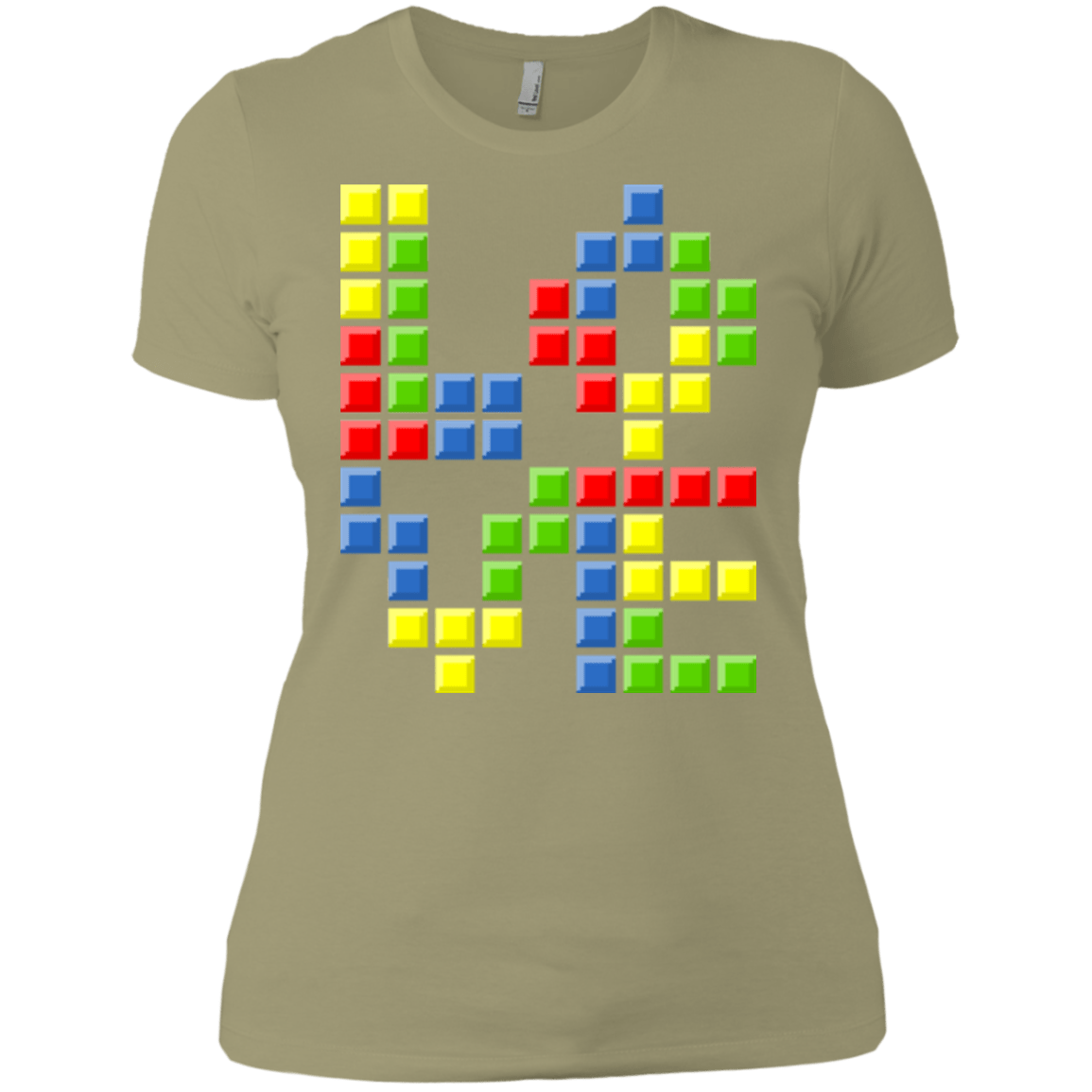 T-Shirts Light Olive / X-Small Love Puzzles Women's Premium T-Shirt