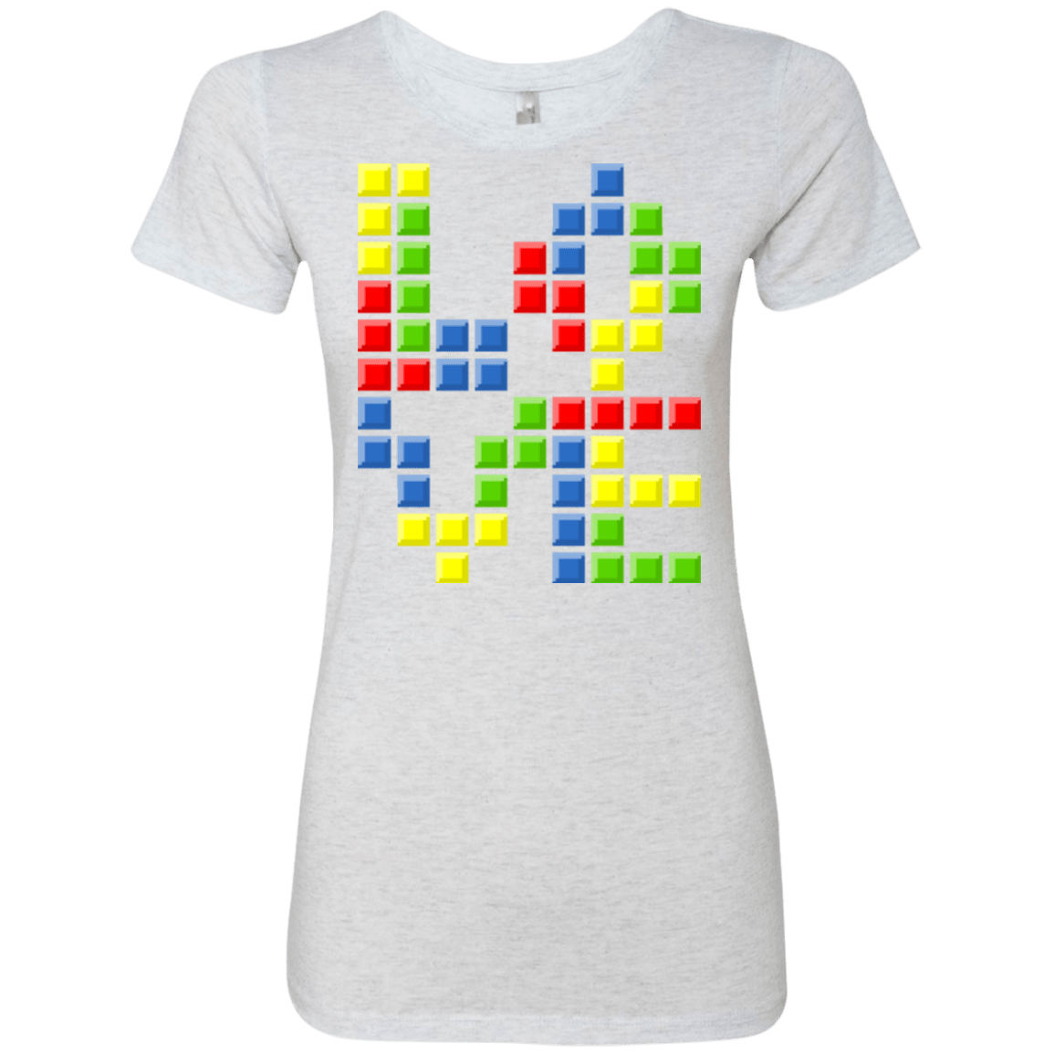 T-Shirts Heather White / S Love Puzzles Women's Triblend T-Shirt