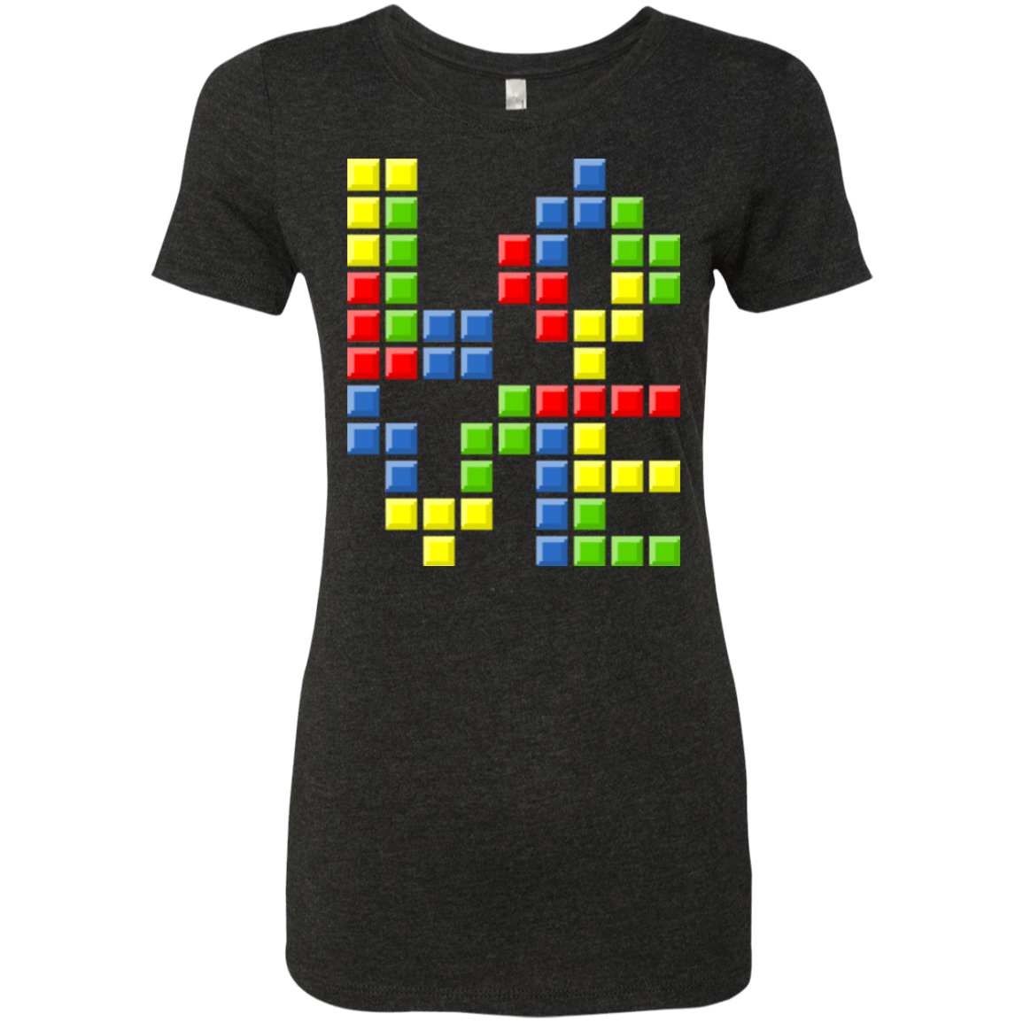 T-Shirts Vintage Black / S Love Puzzles Women's Triblend T-Shirt