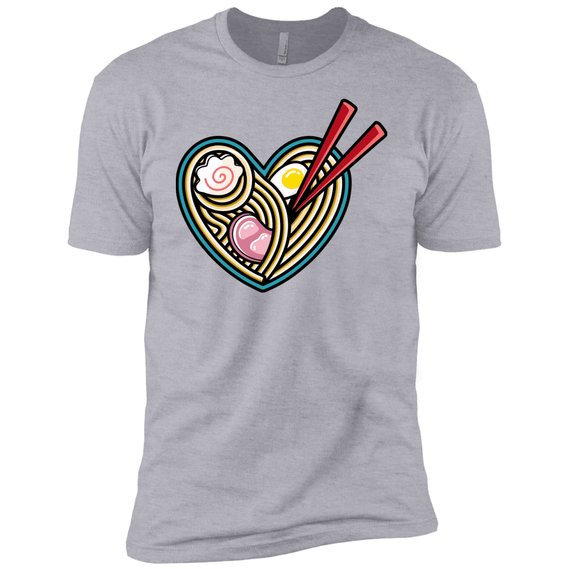 T-Shirts Heather Grey / YXS Love Ramen Boys Premium T-Shirt