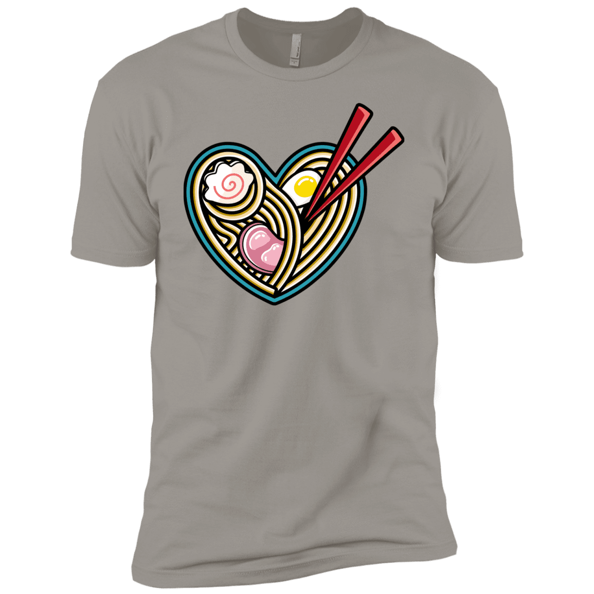 T-Shirts Light Grey / YXS Love Ramen Boys Premium T-Shirt