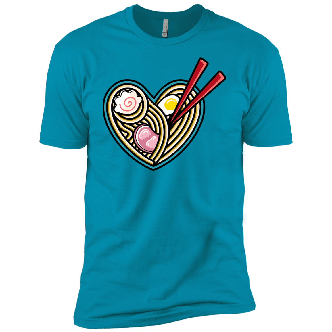 T-Shirts Turquoise / YXS Love Ramen Boys Premium T-Shirt